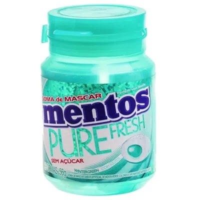 CHICLE MENTOS FRESH WINTERGREEN 56GR