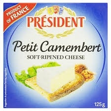 QUEIJO PRESIDENT PETIT CAMEMBERT 125GR