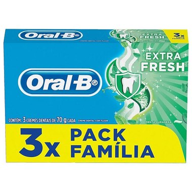 CREME DENTAL ORAL B EXTRAFRESH C3 70GR