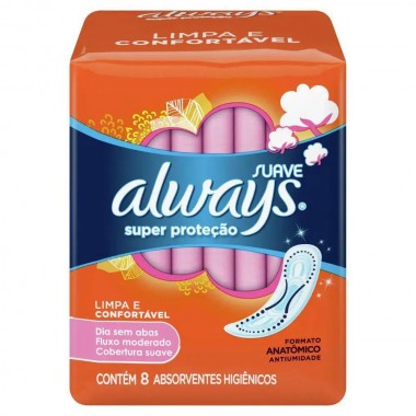 ABSORV ALWAYS SUAVE S/ABAS 8UN