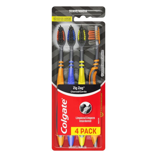 ESCOVA DENTAL COLGATE ZIG ZAG CARVAO C4