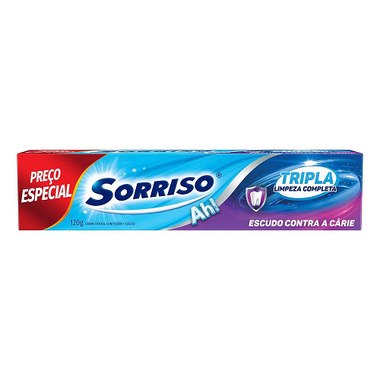 CREME DENTAL SORRISO TRI LIMP COMP120GR