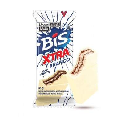 CHOCOLATE WAFER LACTA BIS XTRA BRANCO45G
