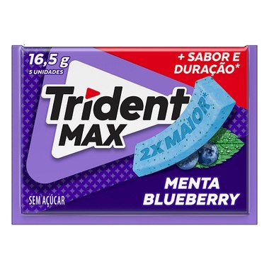 CHICLE TRIDENT BLEUBERRY 16,5G