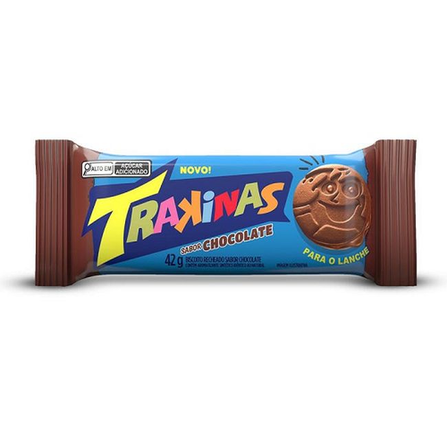 BISCOITO TRAKINAS CHOCOLATE 42GR