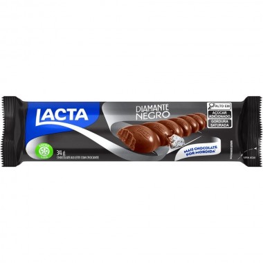 CHOCOLATE LACTA DIAMANTE NEGRO 34GR