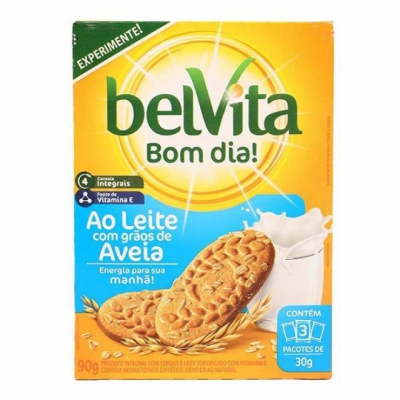 BISCOITO BELVITA LEITE/AVEIA 75GR