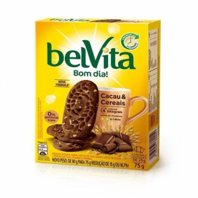 BISCOITO BELVITA CACAU CEREAIS 75GR