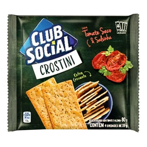 BISCOITO CLUB SOCIAL CROSTINI TOM SALS80