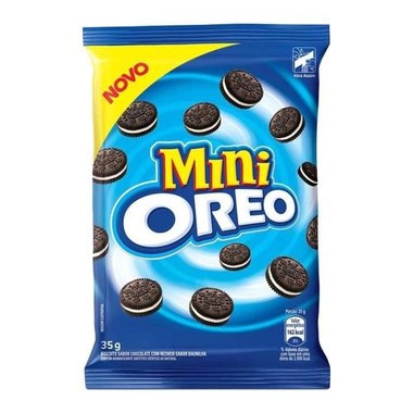 BISCOITO OREO MINI CHOCOLATE BAUNILHA35G