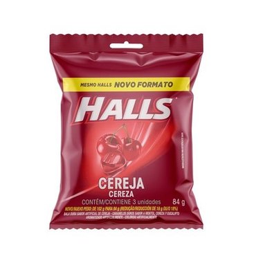 DROPS HALLS CEREJA SM 84G