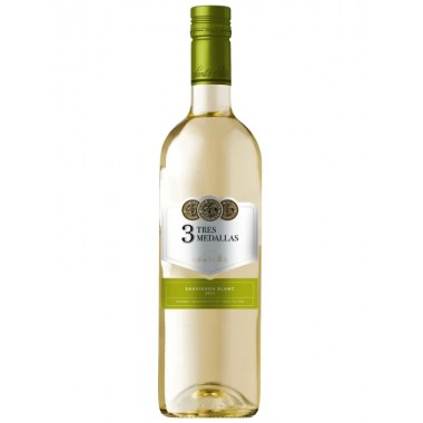 VINHO 3 MEDALLAS SAUVIGNON BLANC 750ML