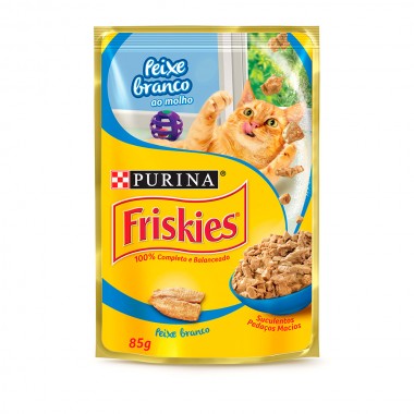 RACAO FRISKIES PEIXE AO MOLHO SH 85GR