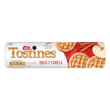 BISCOITO TOSTINES MACA CANELA 160G