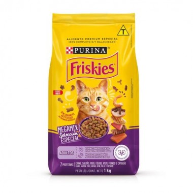 RACAO FRISKIES MEGAMIX ADULTO 1KG