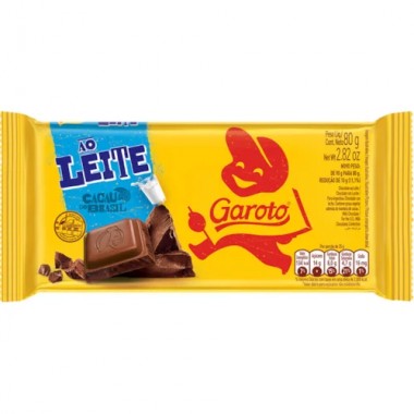 CHOCOLATE GAROTO AO LEITE 150G