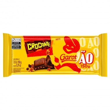 CHOCOLATE GAROTO CROCANTE 150G