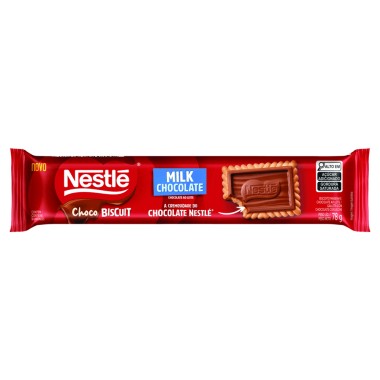 BISCOITO NESTLE CHOCOBISCUIT AO LEITE 78