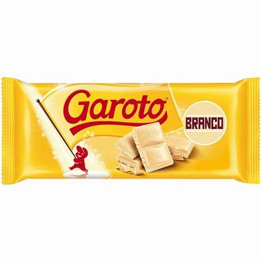 CHOCOLATE GAROTO BRANCO 80GR