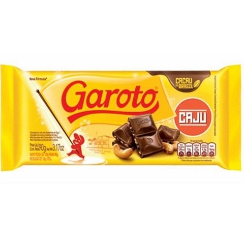 CHOCOLATE GAROTO CASTANH CAJU 80GR