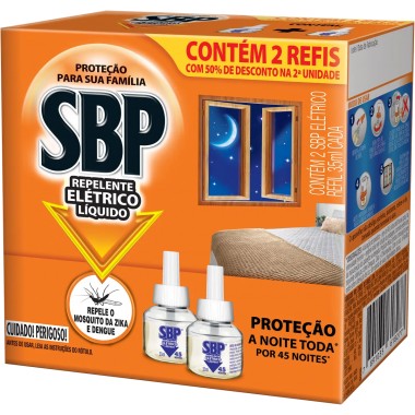 REPELENTE ELETR LIQ SBP 2 REFIS UN