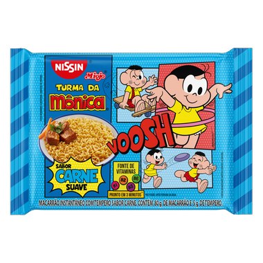 MASSA INST NISSIN MONICA CARNE 85GR