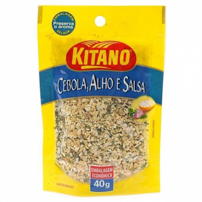 TEMPERO KITANO CEBOLA/ALHO/SALSA 40GR