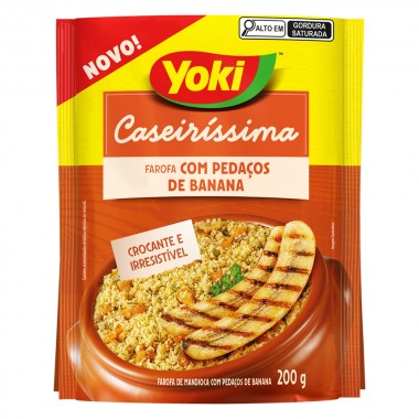 FAROFA PRONTA YOKI CASEIR BANANA 200G