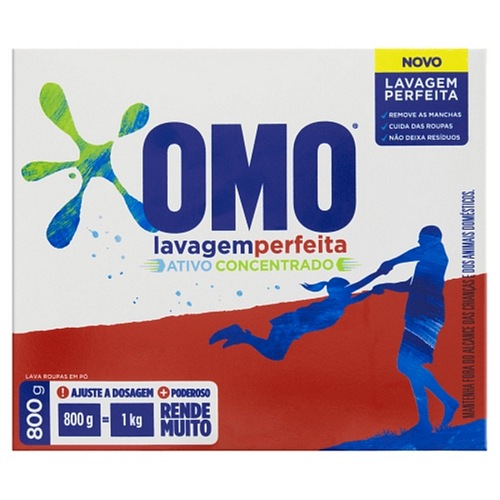 DETERGENTE PO OMO LAV PERFEITA 800G