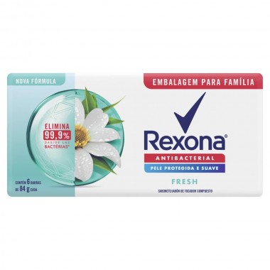 SABONETE REXONA ANTIBAC FRESH C6 84GR