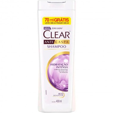 SHAMPOO CLEAR HIDRAT INTENSA L400P330ML