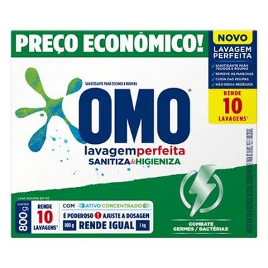 DETERGENTE PO OMO L PERF SANITIZA HIG800