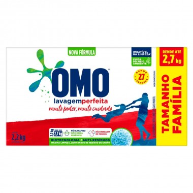 DETERGENTE PO OMO LAV PERF SAN HIG 2,2KG