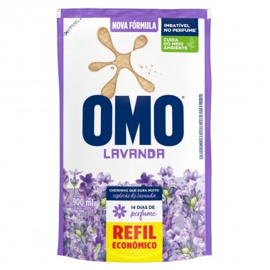 LAVA ROUPA LIQ OMO LAVANDA 900ML