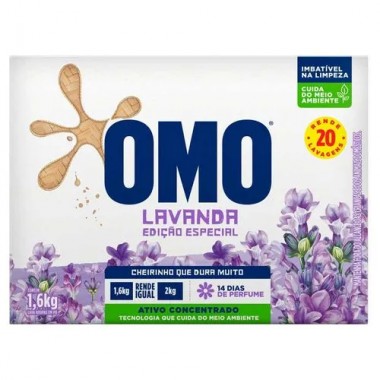 DETERGENTE PO OMO LAVANDA 1,6KG