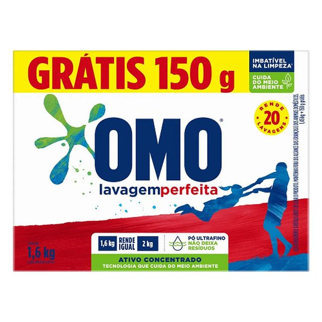 DETERGENTE PO OMO LAV PERF 1,6KG GT150G