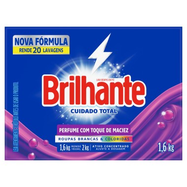 DETERGENTE PO BRILHANTE CUI TOT CX1,6KG