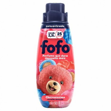 AMACIANTE FOFO CONC VERMELHO SENS 500ML