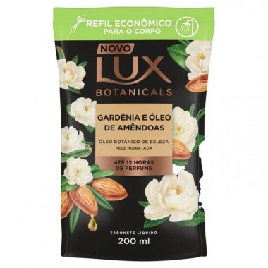 SABONETE LIQ LUX GARD OLEO AMENDOAS200ML