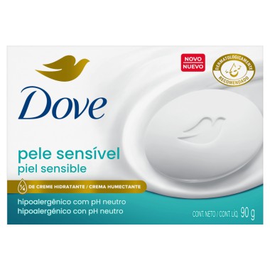 SABONETE DOVE PELE SENSIVEL 90G