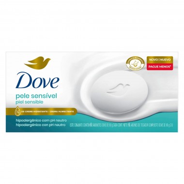 SABONETE DOVE PELE SENSIVEL C6 90GR