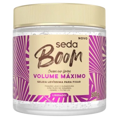 GELEIA SEDA BOOM VOLUME MAXIMO 500G