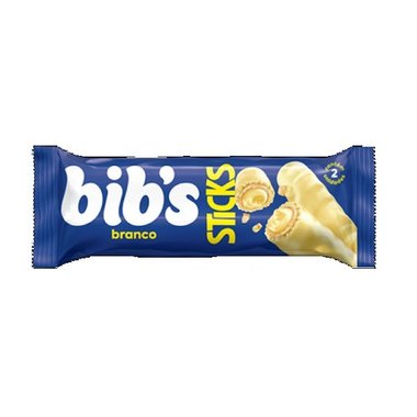 CHOCOLATE BIBS STICKS BRANCO 32GR