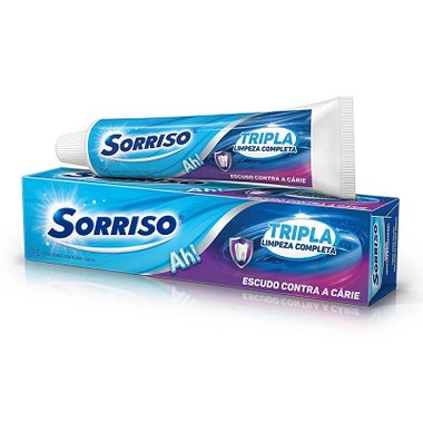 CREME DENTAL SORRISO TRI REF LIMP COM70G