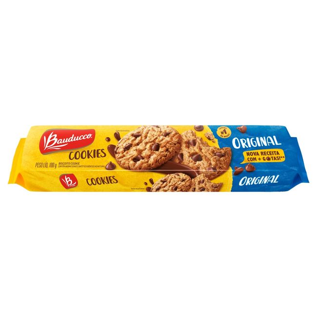 BISCOITO BAUDUCCO COOKIES ORIGINAL 100GR