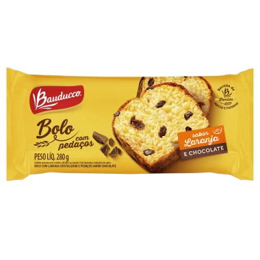 BOLO BAUDUCCO LARANJA 280GR