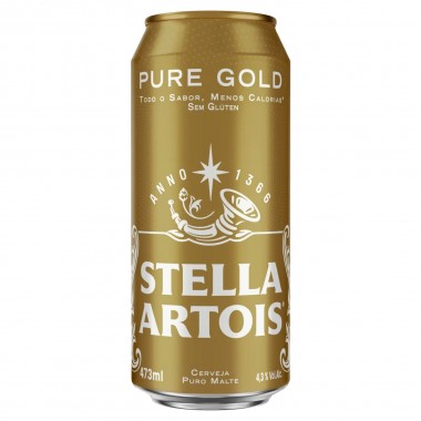 CERVEJA STELLA ARTOIS PURE GOLD LATAO473