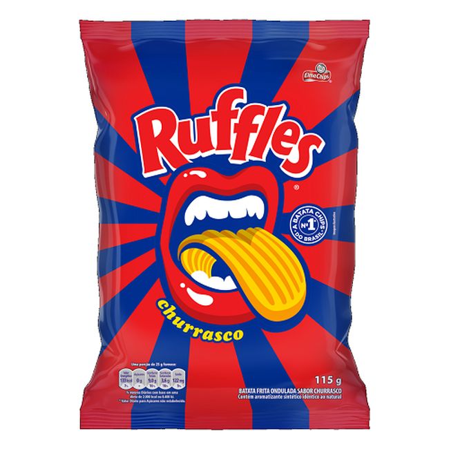 SALG ELMA CHIPS RUFFLES CHURRASCO 115GR