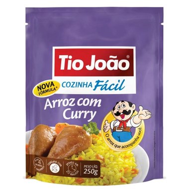 ARROZ TIO JOAO COM CURRY 250G