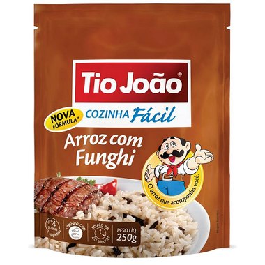ARROZ TIO JOAO COM FUNGHI 250GR ARROZ TIO JOAO FUNGHI 250GR